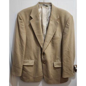 Joseph & Lyman Beige 100% Cashmere Jacket‎ Blazer Sport Coat Mens Size 42 Short